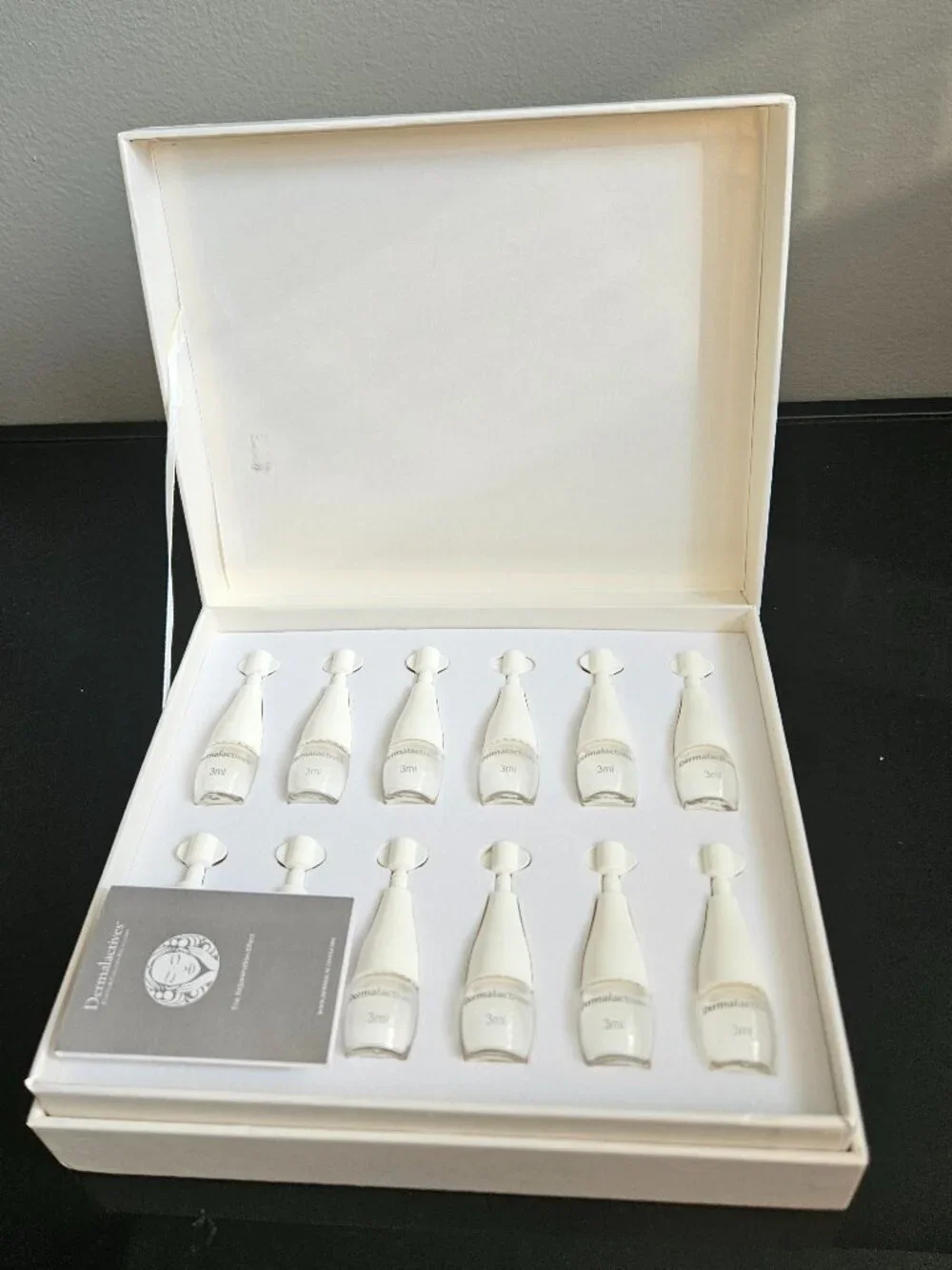 DERMALACTIVES NANO LIQUIFY POWDER-12 pcs-0.101 fl oz \3 ml EACH-BRAND NEW-SEALED